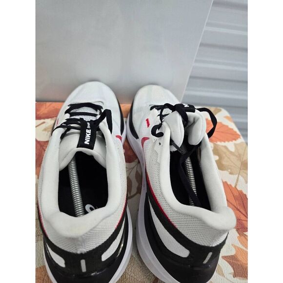 Nike Air Zoom Structure 25 White Red Running Shoes DJ7883-106 Men's Size 14 - Picture 6 of 8
